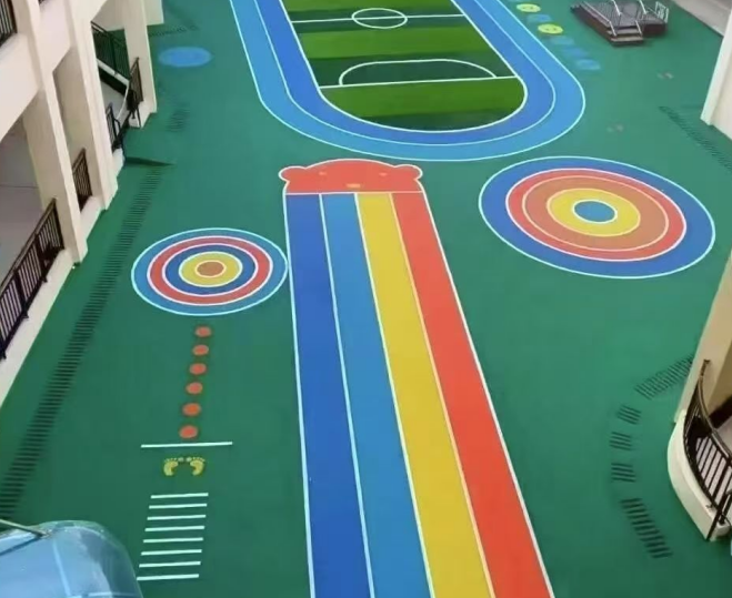 石河子市学校运动操场硅pu球场 - 厂家